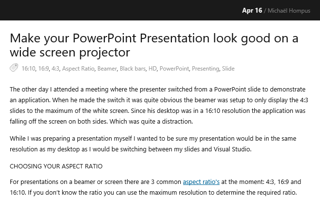 how to make your presentation look good